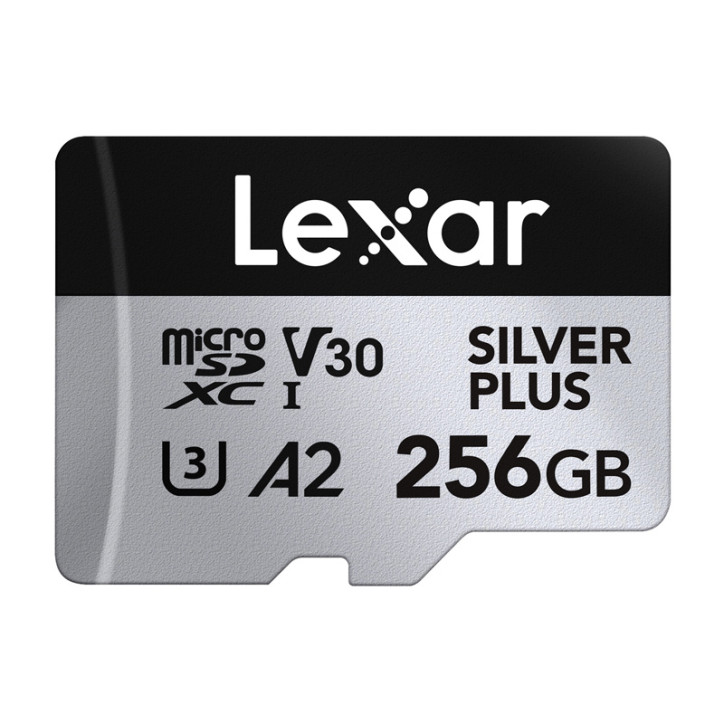 Karta pamięci Lexar High-Performance Silver Plus microSDXC 256GB + adapter