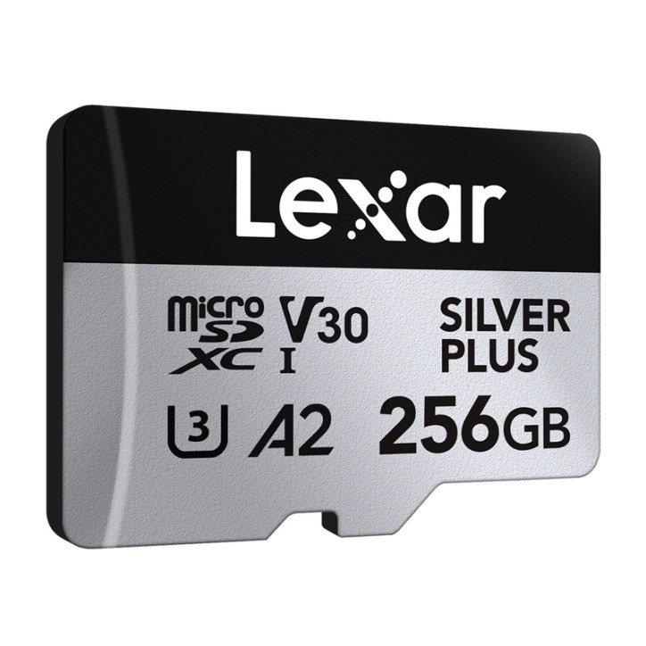Lexar High-Performance Silver Plus microSDXC 256GB con Adattatore Lexar High-Performance Silver Plus microSDXC 256GB con Adattatore