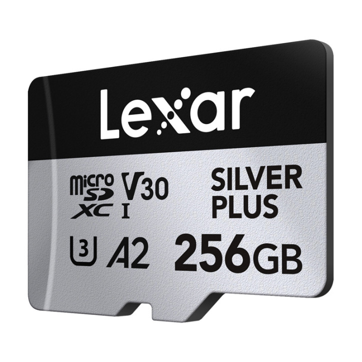 Lexar High-Performance Silver Plus microSDXC 256GB con Adattatore Lexar High-Performance Silver Plus microSDXC 256GB con Adattatore