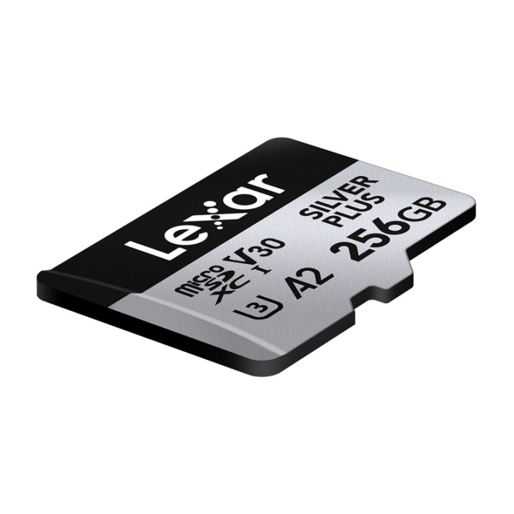Lexar High-Performance Silver Plus microSDXC 256GB con Adattatore Lexar High-Performance Silver Plus microSDXC 256GB con Adattatore
