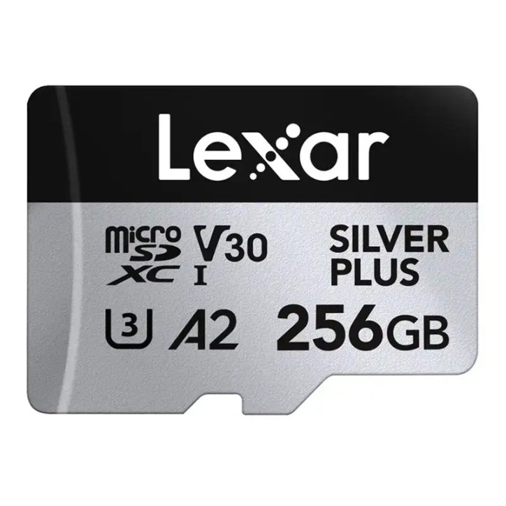 Karta pamięci Lexar High-Performance Silver Plus microSDXC 256GB + adapter