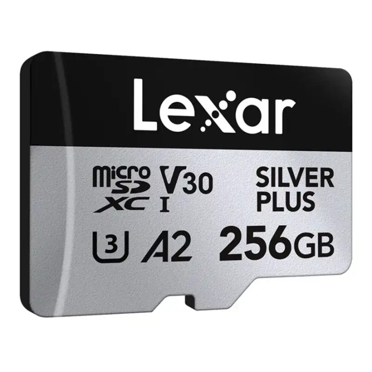 Lexar High-Performance Silver Plus microSDXC 256GB con Adattatore Lexar High-Performance Silver Plus microSDXC 256GB con Adattatore
