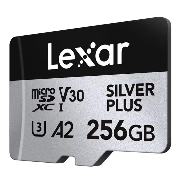 Lexar High-Performance Silver Plus microSDXC 256GB con Adattatore Lexar High-Performance Silver Plus microSDXC 256GB con Adattatore