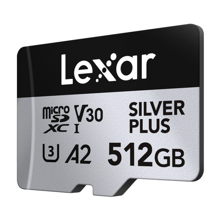 Lexar High-Performance Silver Plus microSDXC 512GB con Adattatore