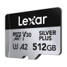 Lexar High-Performance Silver Plus microSDXC 512GB con Adattatore