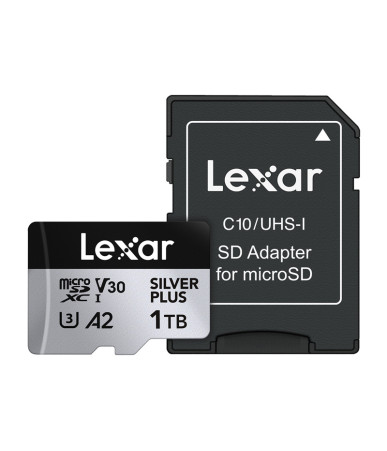 Karta pamięci Lexar High-Performance Silver Plus microSDXC 1TB + adapter