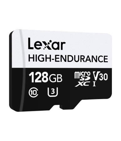 Lexar High-Endurance microSDXC 128GB UHS-I U3 V30