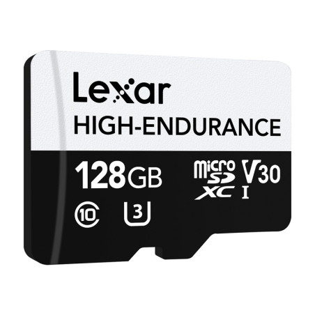 Lexar High-Endurance microSDXC 128GB UHS-I U3 V30