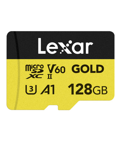 Lexar GOLD microSDXC 128GB UHS-II V60 A1