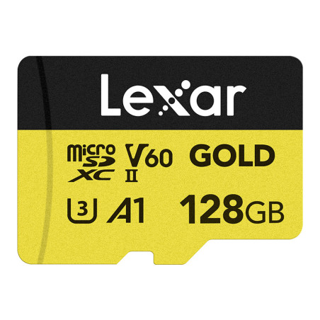 Lexar GOLD microSDXC 128GB UHS-II V60 A1