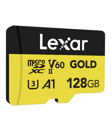 Lexar GOLD microSDXC 128GB UHS-II V60 A1
