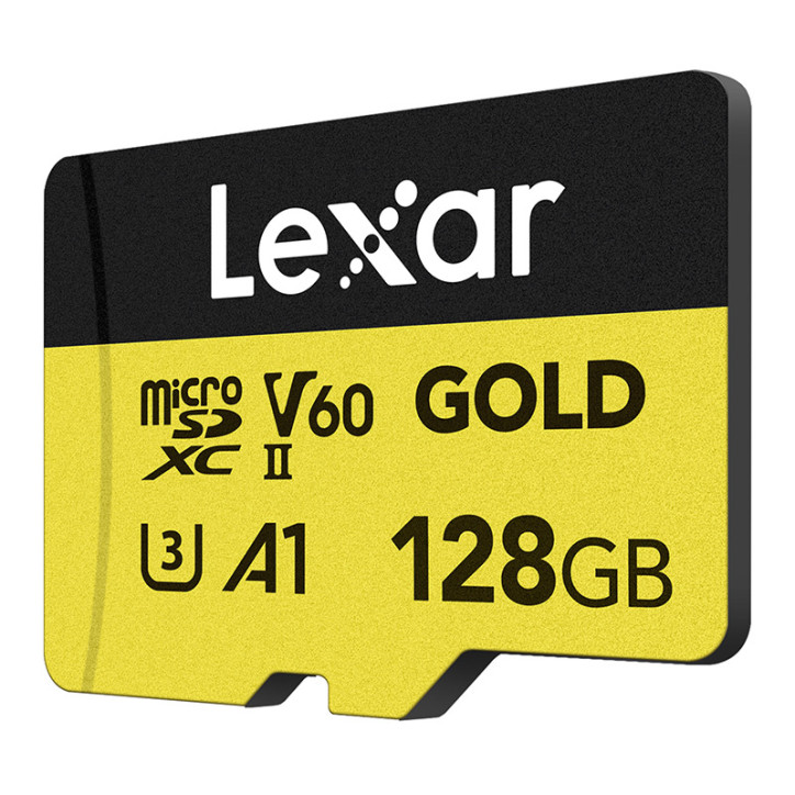 Lexar GOLD microSDXC 128GB UHS-II V60 A1 Lexar GOLD microSDXC 128GB UHS-II V60 A1