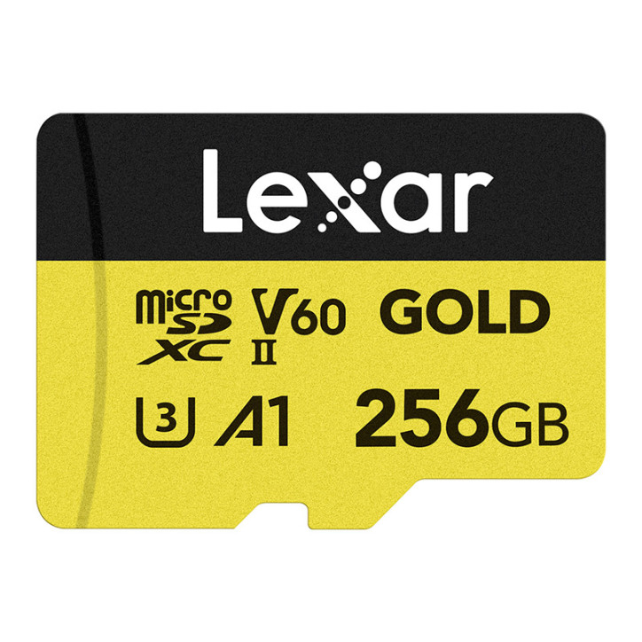 Lexar GOLD microSDXC 256GB UHS-II U3 V60 A1
