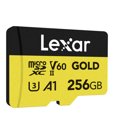 Lexar GOLD microSDXC 256GB UHS-II U3 V60 A1
