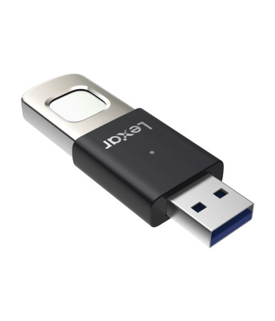 Lexar JumpDrive Fingerprint F35 PRO USB 3.2 128GB Nero/Argento