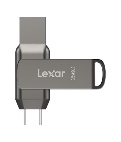 Lexar JumpDrive D400 256GB USB 3.1 Dual Type-C/Type-A Nero