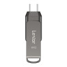 Lexar JumpDrive D400 64GB USB 3.1 Dual Type-C/Type-A Grigio