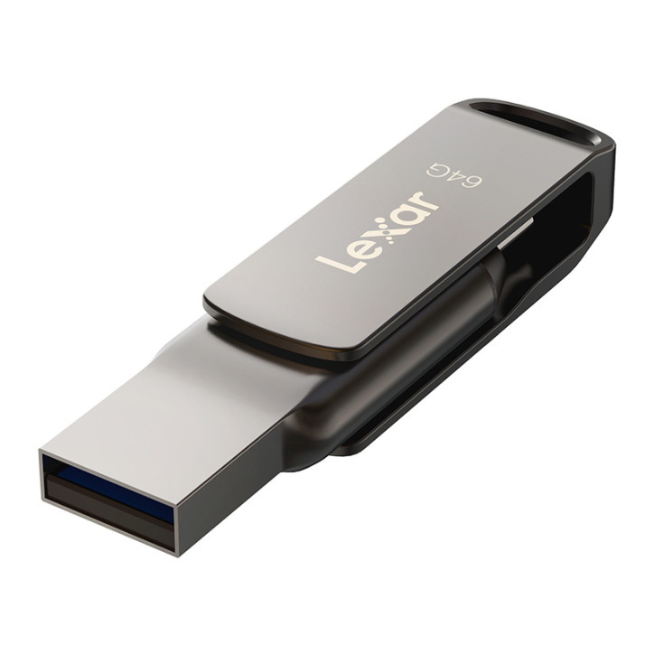 Lexar JumpDrive D400 64GB USB 3.1 Dual Type-C/Type-A Grigio Lexar JumpDrive D400 64GB USB 3.1 Dual Type-C/Type-A Grigio