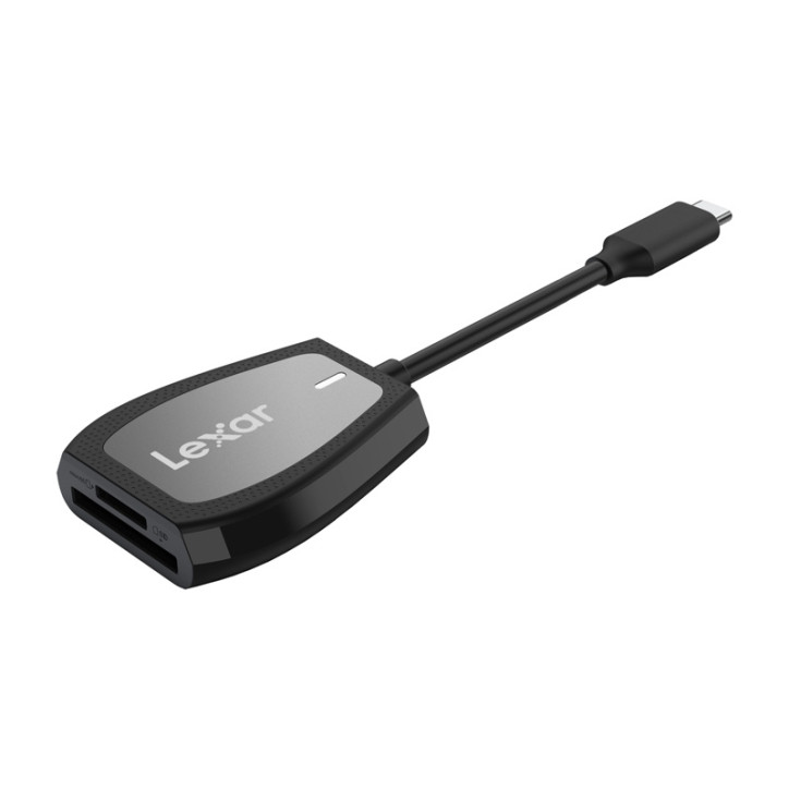 Lexar Lettore di Schede Dual-Slot SD/microSD USB-C LRW470U-RNHNG