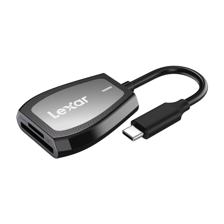 Lexar Lettore di Schede Dual-Slot SD/microSD USB-C LRW470U-RNHNG
