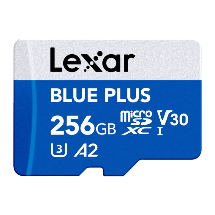 Lexar microSDXC Blue Plus 256GB UHS-I U3 V30 A2 Lexar microSDXC Blue Plus 256GB UHS-I U3 V30 A2