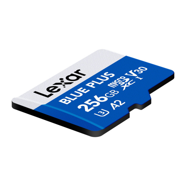 Lexar microSDXC Blue Plus 256GB UHS-I U3 V30 A2 Lexar microSDXC Blue Plus 256GB UHS-I U3 V30 A2