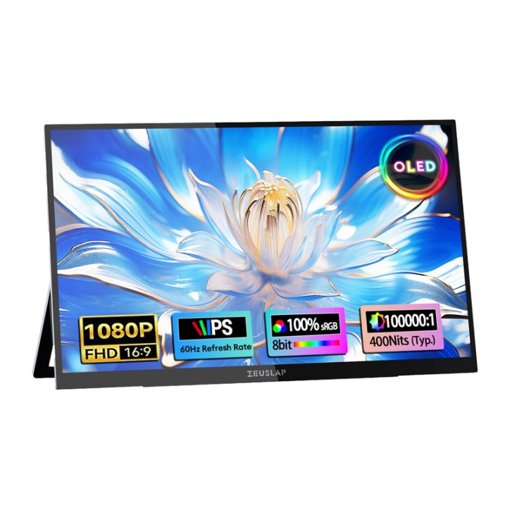 Zeuslap OL133ED Monitor Portatile OLED 13.3" Touchscreen Full HD Zeuslap OL133ED Monitor Portatile OLED 13.3" Touchscreen Full HD