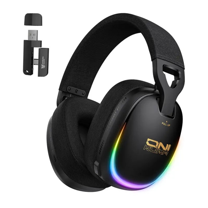Cuffie Gaming ONIKUMA GT805 Wireless Bluetooth RGB Nero Cuffie Gaming ONIKUMA GT805 Wireless Bluetooth RGB Nero