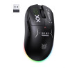 Mouse Gaming ONIKUMA DM03 RGB 2.4G Wireless + Bluetooth + USB Nero