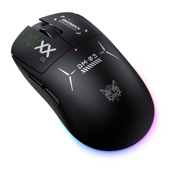 Mouse Gaming ONIKUMA DM03 RGB 2.4G Wireless + Bluetooth + USB Nero Mouse Gaming ONIKUMA DM03 RGB 2.4G Wireless + Bluetooth + USB Nero