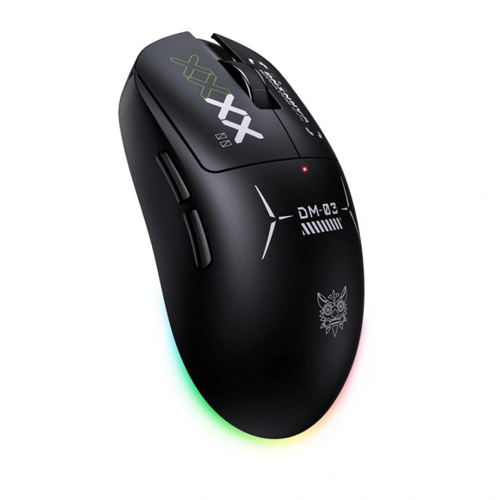 Mouse Gaming ONIKUMA DM03 RGB 2.4G Wireless + Bluetooth + USB Nero Mouse Gaming ONIKUMA DM03 RGB 2.4G Wireless + Bluetooth + USB Nero