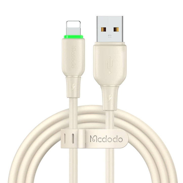 Cavo Mcdodo USB-Lightning CA-4740 LED 1.2m Beige Cavo Mcdodo USB-Lightning CA-4740 LED 1.2m Beige