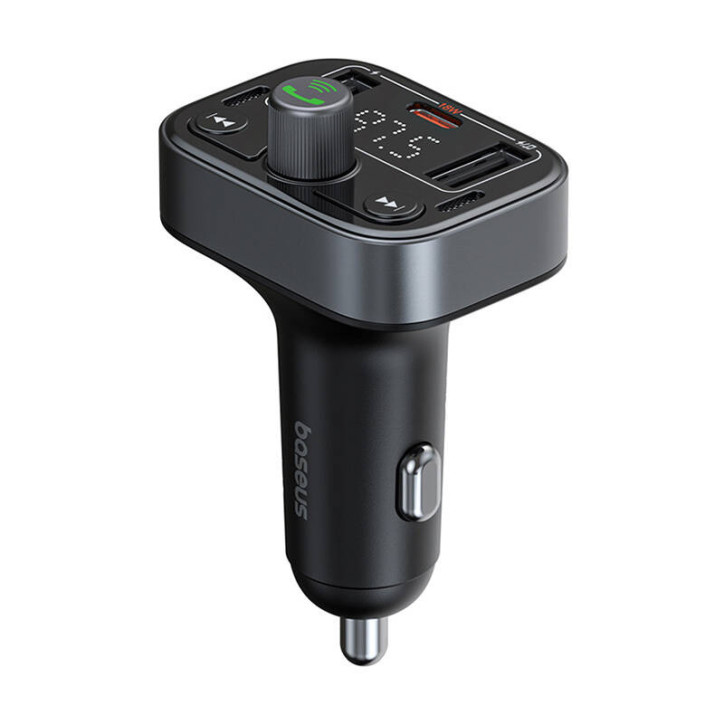 Baseus S-09 Pro Trasmettitore FM Bluetooth Nero Baseus S-09 Pro Trasmettitore FM Bluetooth Nero