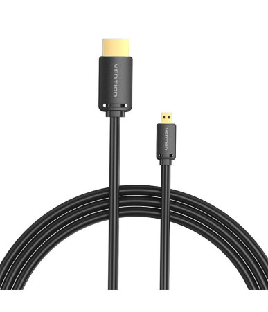 Cavo Vention HDMI-D Maschio a HDMI-A Maschio AGIBF 1m 4K 60Hz Nero