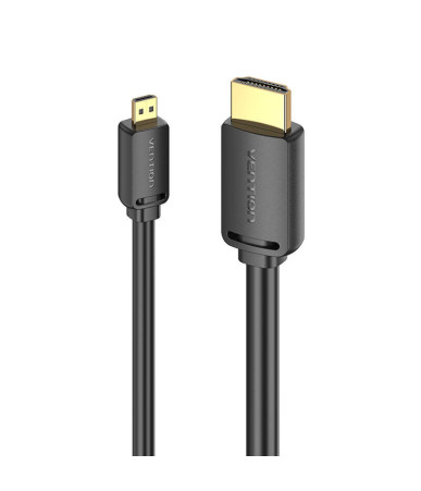 Cavo Vention HDMI-D Maschio a HDMI-A Maschio AGIBF 1m 4K 60Hz Nero