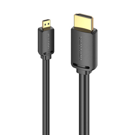 Cavo Vention HDMI-D Maschio a HDMI-A Maschio AGIBF 1m 4K 60Hz Nero