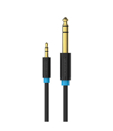 Cavo Audio Vention BABBG TRS 3.5mm a 6.35mm 1,5m Nero