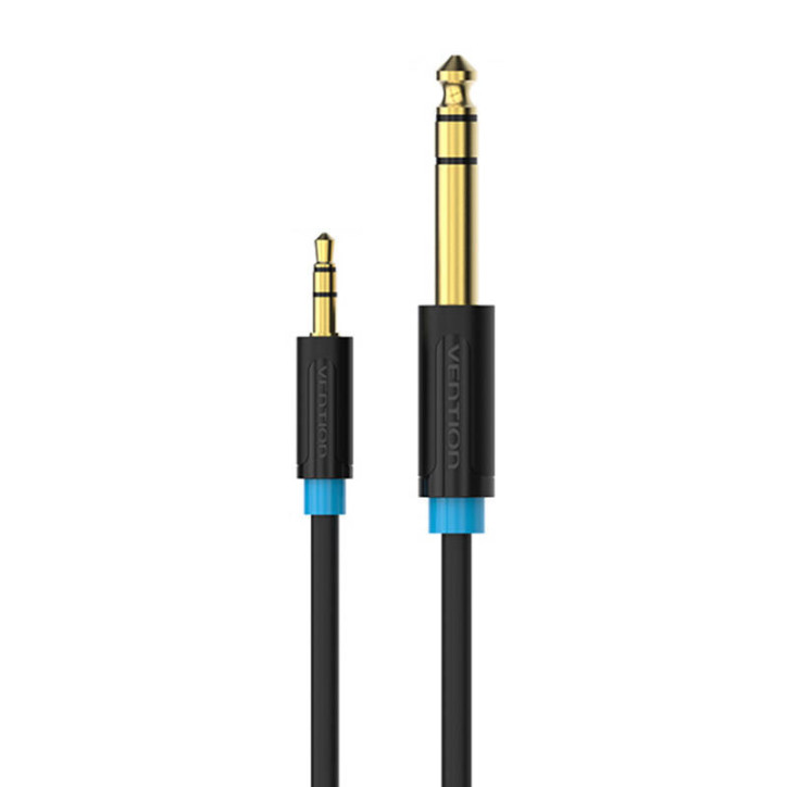 Cavo Audio Vention BABBG TRS 3.5mm a 6.35mm 1,5m Nero Cavo Audio Vention BABBG TRS 3.5mm a 6.35mm 1,5m Nero