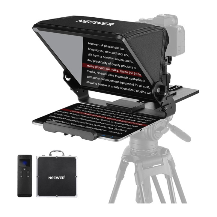 Neewer X12II Teleprompter per Tablet e Fotocamera Nero Neewer X12II Teleprompter per Tablet e Fotocamera Nero