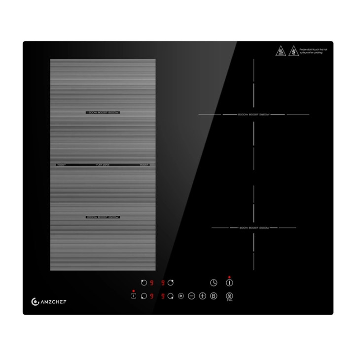 AMZCHEF CE-FS-I72S-FFDD07 Piano Cottura a Induzione 4 Zone