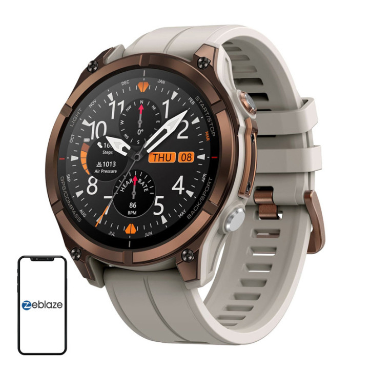 Zeblaze Stratos 4 Pro Smartwatch GPS Bronzo