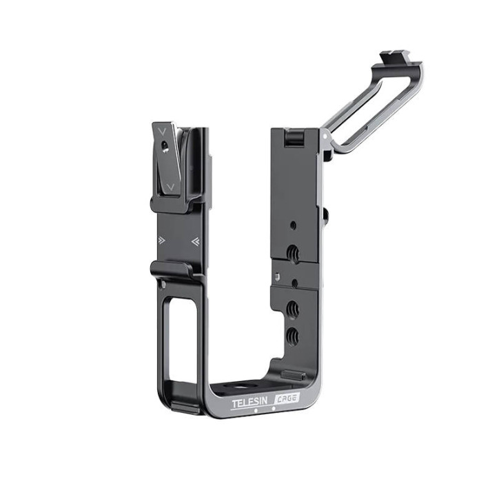 Telesin Metal Frame per DJI Action 2 Nero