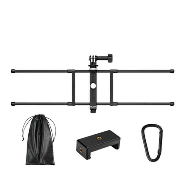 TELESIN TE-FM-001 Supporto Universale per Recinzione per Action Cam e Smartphone