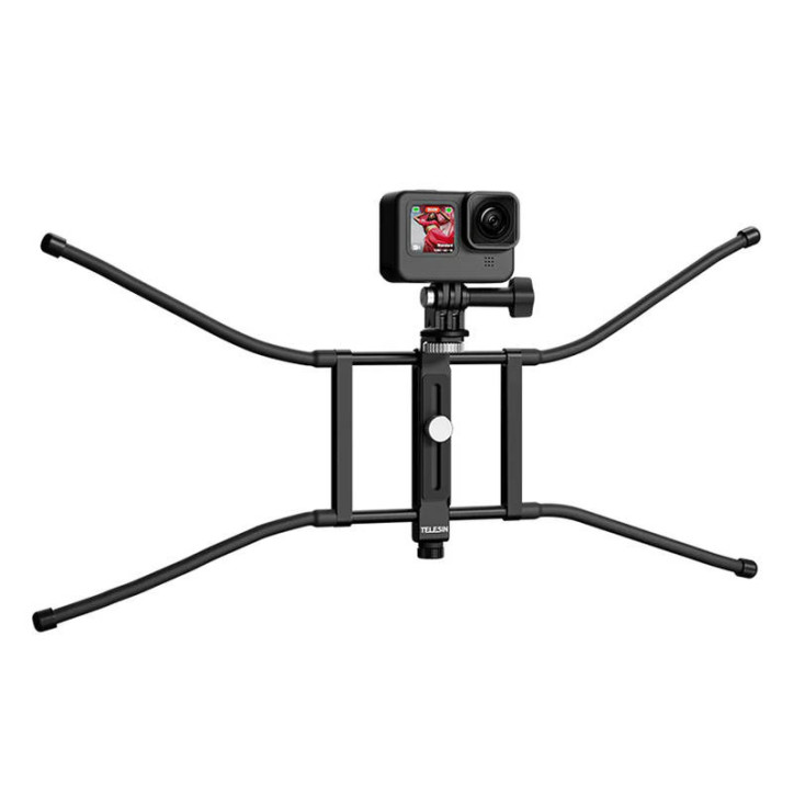 TELESIN TE-FM-001 Supporto Universale per Recinzione per Action Cam e Smartphone