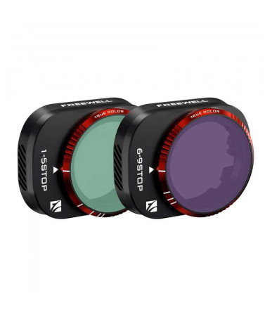Freewell Filtri VND 1-5 Stop + 6-9 Stop per DJI Mini 4 Pro