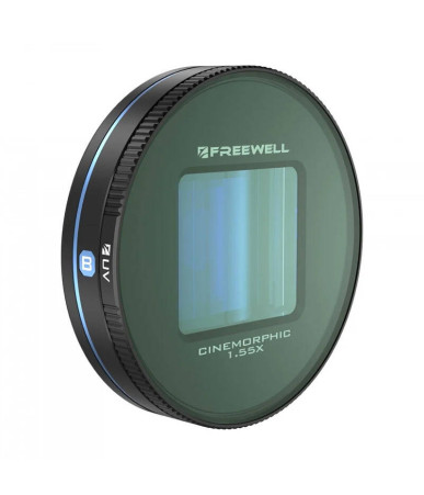 Freewell Obiettivo Anamorfico Blu 1.55x per Galaxy e Sherp