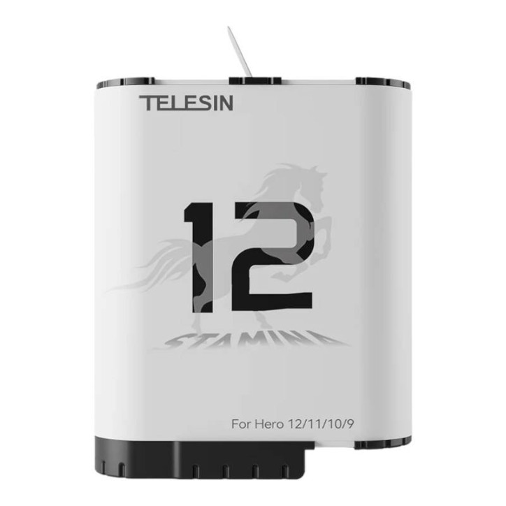 TELESIN Batteria Stamina GP-HPB-012 per GoPro Hero 12/11/10/9
