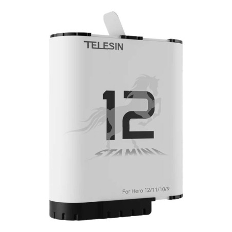 TELESIN Batteria Stamina GP-HPB-012 per GoPro Hero 12/11/10/9