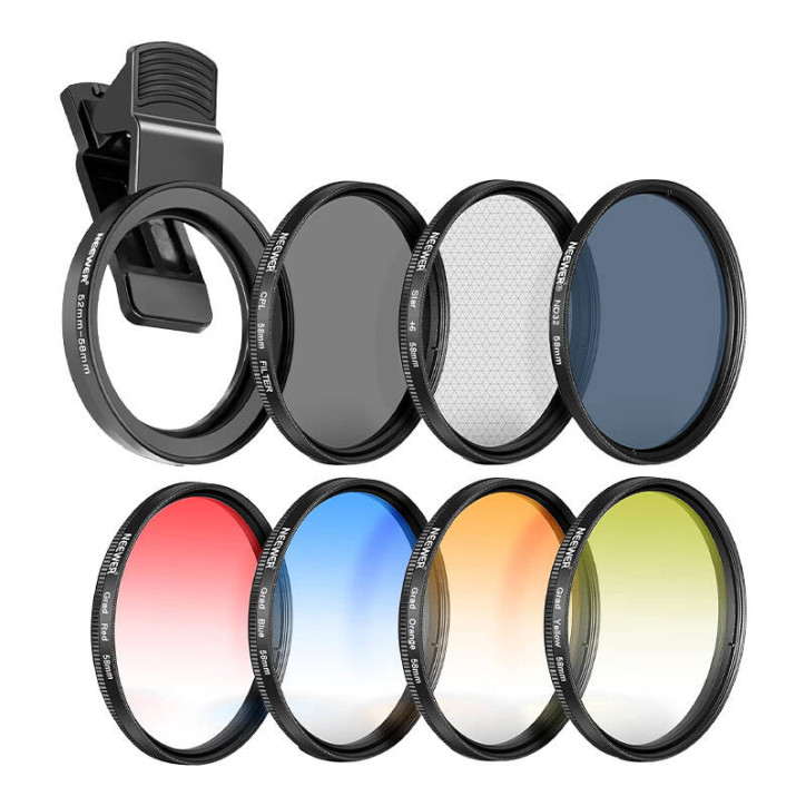 Neewer Kit Filtri per Smartphone 58mm