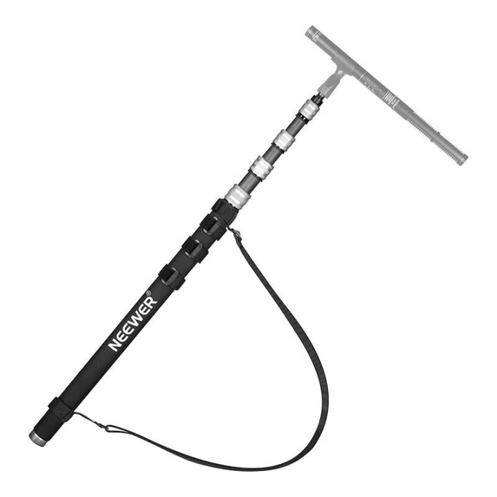 Neewer MS-300C Microfono Boom Pole 300 cm Argento